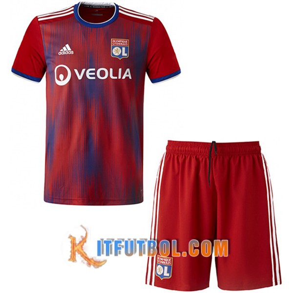 Camisetas Personalizadas Futbol Lyon OL Ninos Tercera 19/20