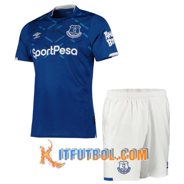 Camisetas Personalizadas Futbol Everton Ninos Primera 19/20