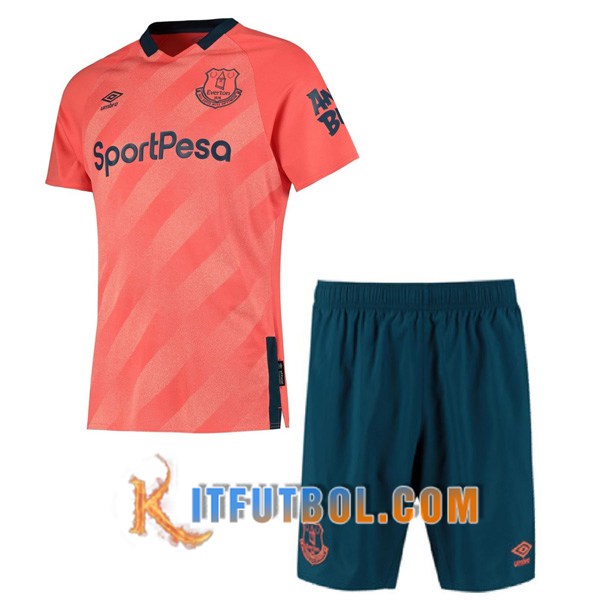 Camisetas Personalizadas Futbol Everton Ninos Segunda 19/20