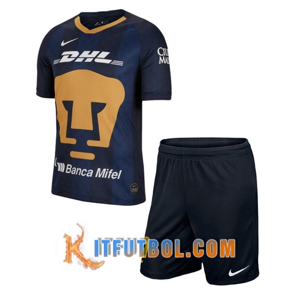 Camisetas Personalizadas Futbol Pumas UNAM Ninos Segunda 19/20