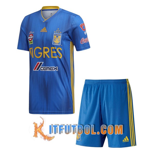 Camisetas Personalizadas Futbol Tigres UANL Ninos Segunda 19/20