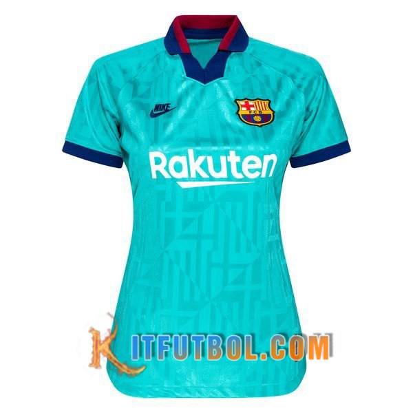 Camisetas Personalizadas Futbol FC Barcelona Mujer Tercera 19/20