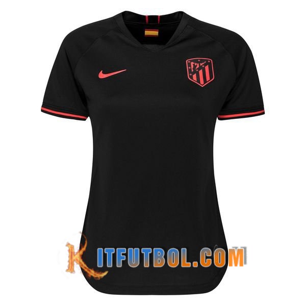 Camisetas Personalizadas Futbol Atletico Madrid Mujer Segunda 19/20