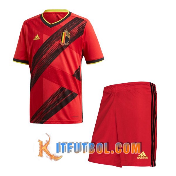Camisetas Personalizadas Futbol Belgica Ninos Primera 20/21