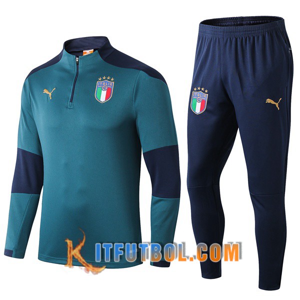 Nueva Chandal Futbol + Pantalones Italia Verde 19/20