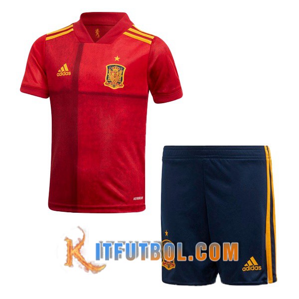 Camisetas Personalizadas Futbol Espana Niños Primera 20/21