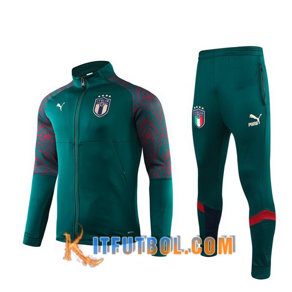 Nueva Chandal Futbol - Chaqueta + Pantalones Italia Verde 19/20