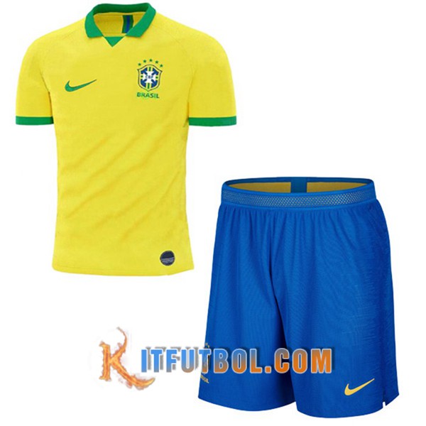 Camisetas Personalizadas Futbol Brasil Ninos Primera 19/20