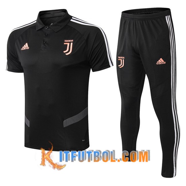 Nueva Polo Futbol Juventus + Pantalones Negro 19/20