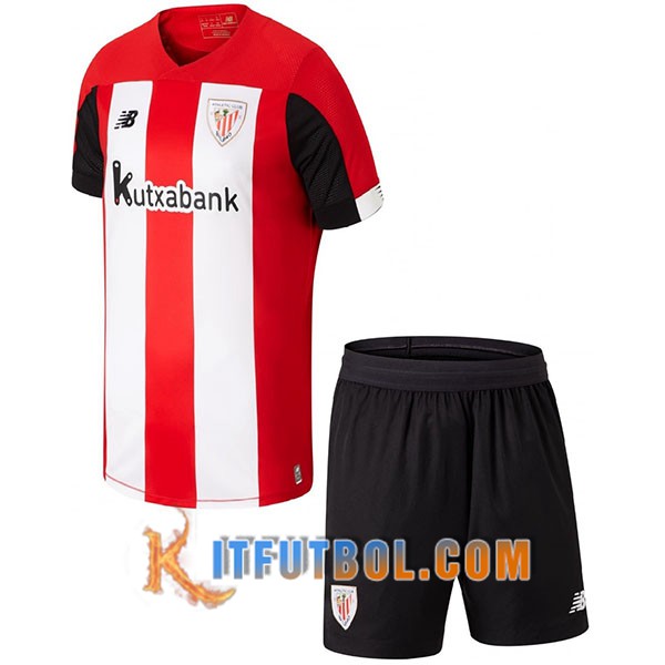 Camisetas Personalizadas Futbol Athletic Bilbao Ninos Primera 19/20