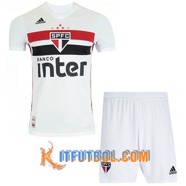 Camisetas Personalizadas Futbol Sao Paulo FC Ninos Primera 19/20