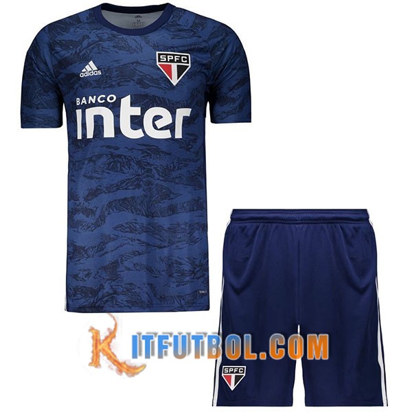 Camisetas Personalizadas Futbol Sao Paulo FC Ninos Portero Azul 19/20