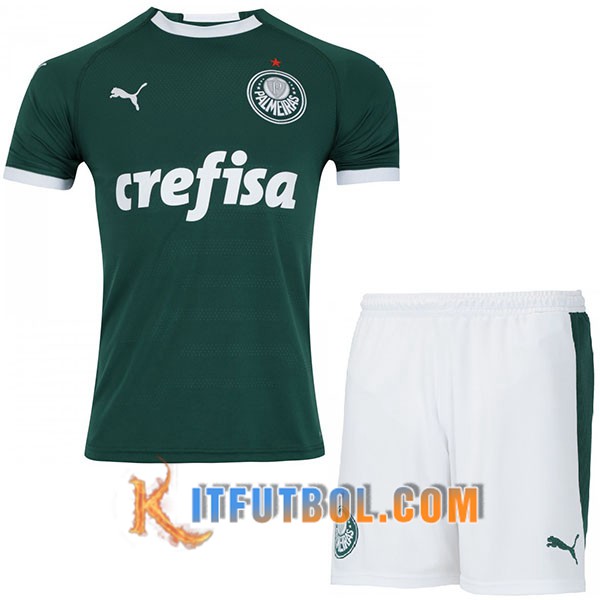 Camisetas Personalizadas Futbol Palmeiras Ninos Primera 19/20