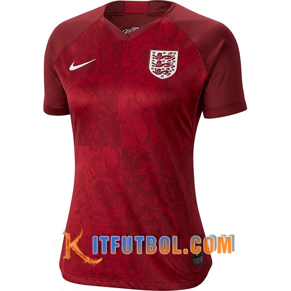 Camiseta de Inglaterra Mujer Segunda Copa Mundial 2019
