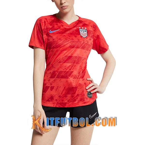 Camiseta de Estados Unidos Mujer Segunda Copa Mundial 2019