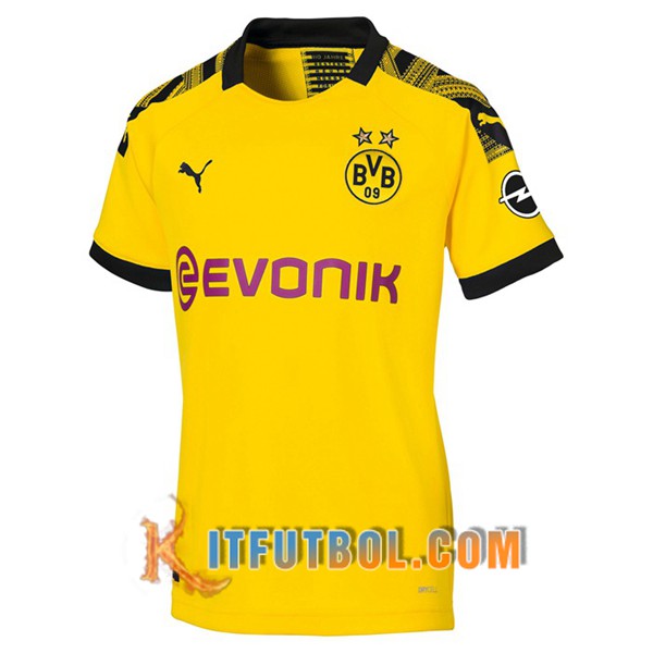 Camisetas Personalizadas Futbol Dortmund BVB Mujer Primera 19/20