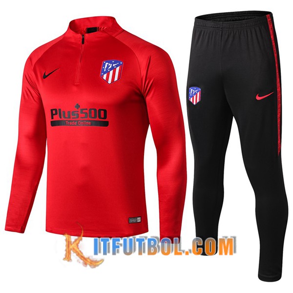 Nueva Chandal Futbol + Pantalones Atletico Madrid Roja 19/20