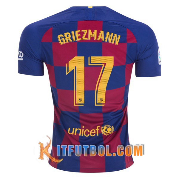 Camisetas Futbol FC Barcelona (GRIEZMANN 17) Primera 19/20