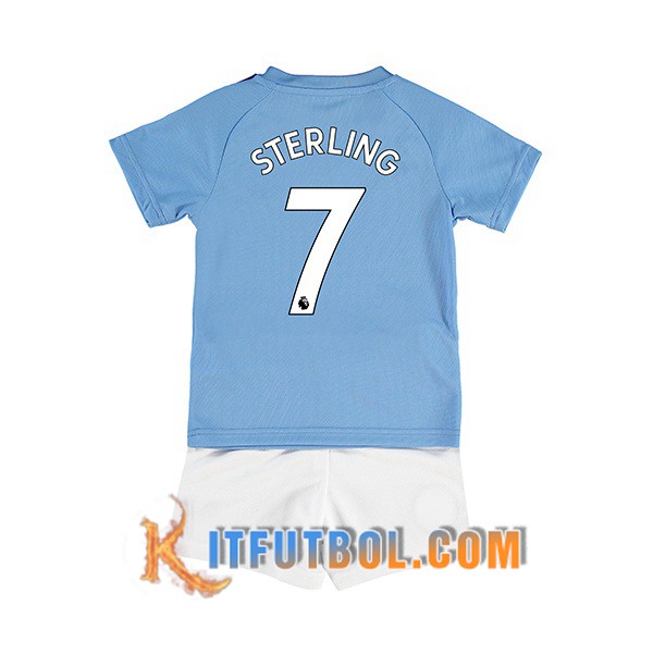 Camisetas Futbol Manchester City (STERLING 7) Ninos Primera 19/20