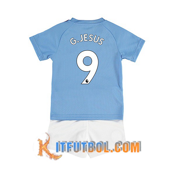 Camisetas Futbol Manchester City (G.JESUS 9) Ninos Primera 19/20