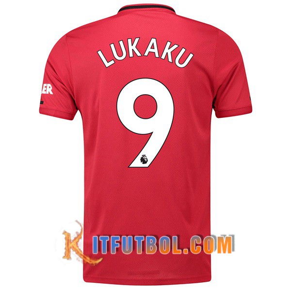 Camisetas Futbol Manchester United (Lukaku 9) Primera 19/20