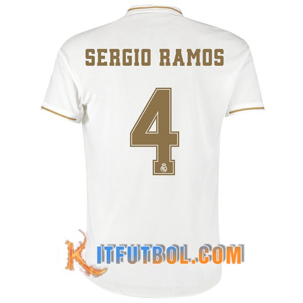 Camisetas Futbol Real Madrid (SERGIO RAMOS 4) Primera 19/20
