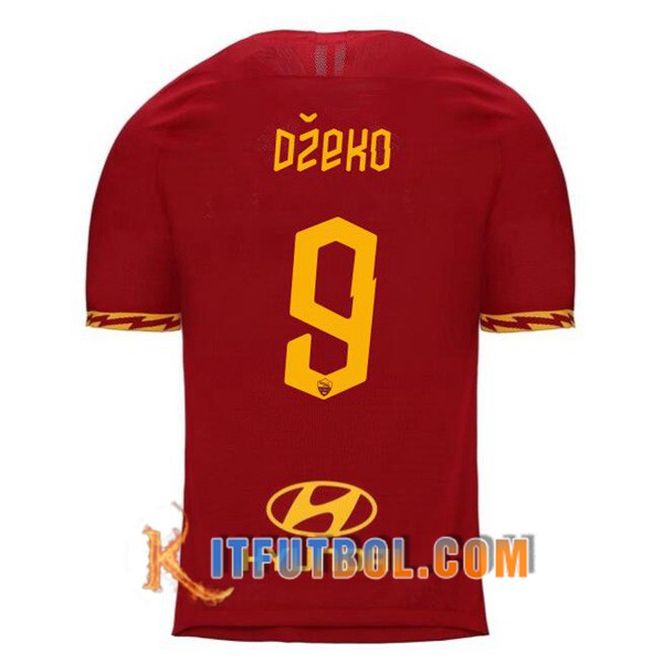 Camisetas Futbol AS Roma (DZEKO 9) Primera 19/20