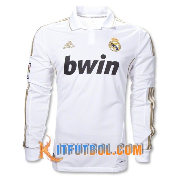 Camiseta Futbol Real Madrid Manga Larga Primera 2011/2012