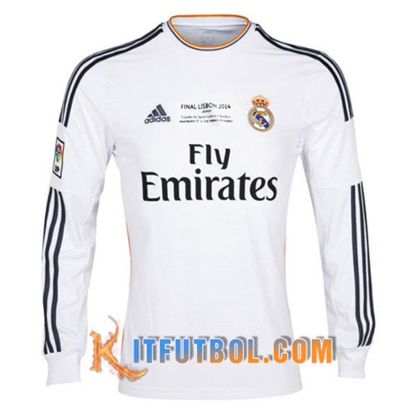 Camiseta Futbol Real Madrid Manga Larga Primera 2013/2014