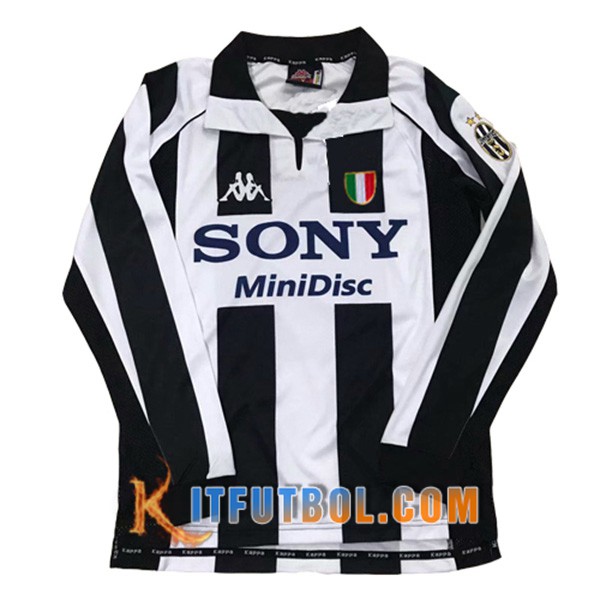 Camiseta Futbol Juventus Manga Larga Primera 1997/1998