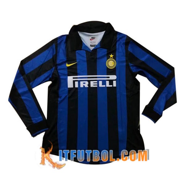 Camiseta Futbol Inter Milan Manga Larga Primera 2005/2006