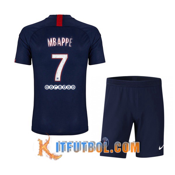 Camisetas Futbol PSG (MBAPPE 7) Ninos Primera 19/20