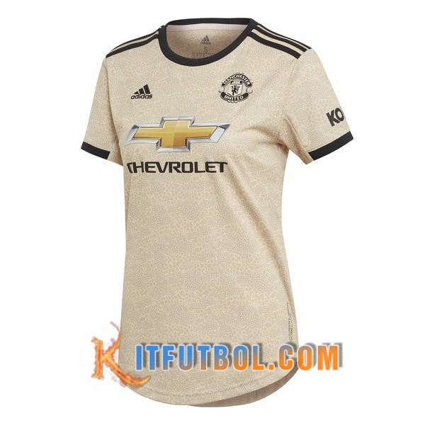Camisetas Personalizadas Futbol Manchester United Mujer Segunda 19/20