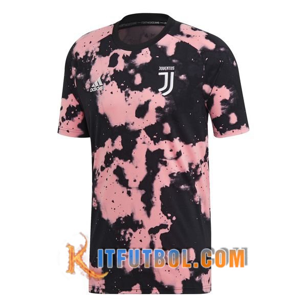 Camiseta Entrenamiento Juventus Negro Rosa 19/20