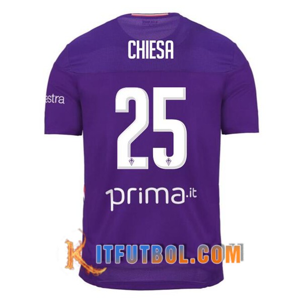 Camisetas Futbol ACF Fiorentina (CHIESA 25) Primera 19/20