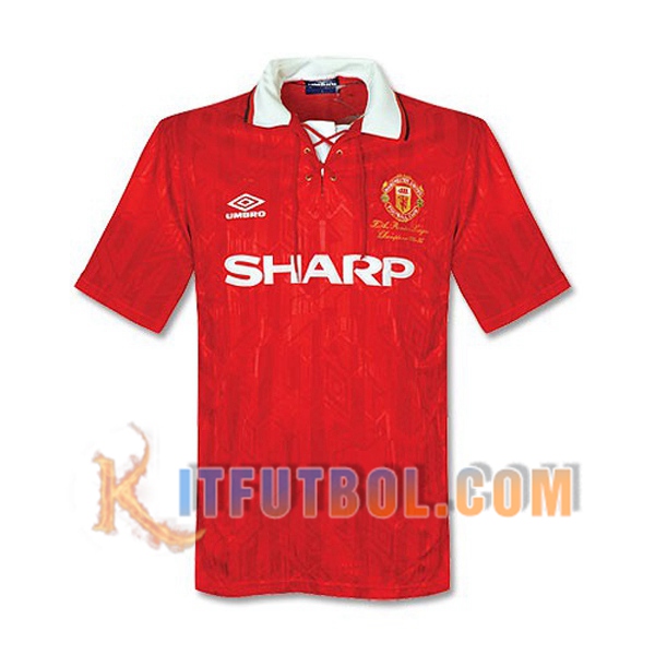 Camiseta Futbol Manchester United Primera 1992/1994