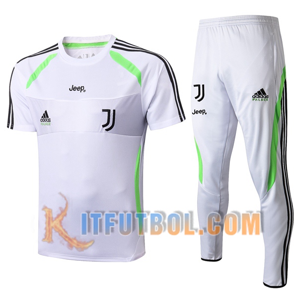 Camisetas de entrenamiento Juventus Adidas × Palace Edición Colabora + pantalones Blanco 2019/2020