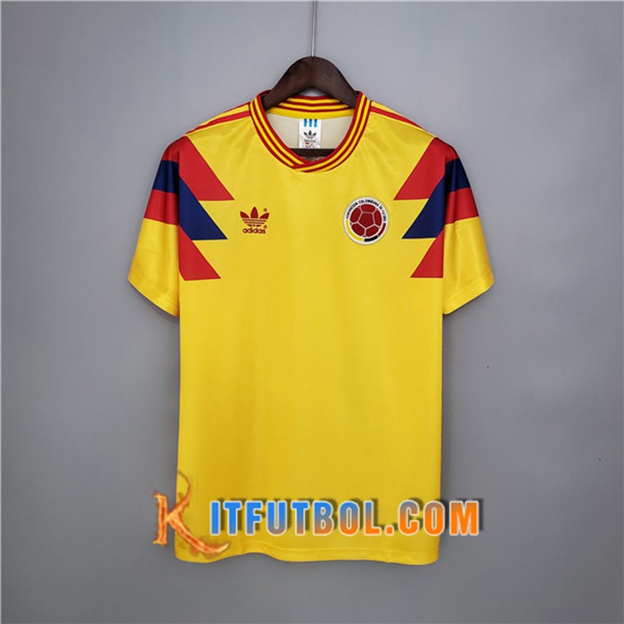 Camiseta Futbol Colombia Retro Titular 1990