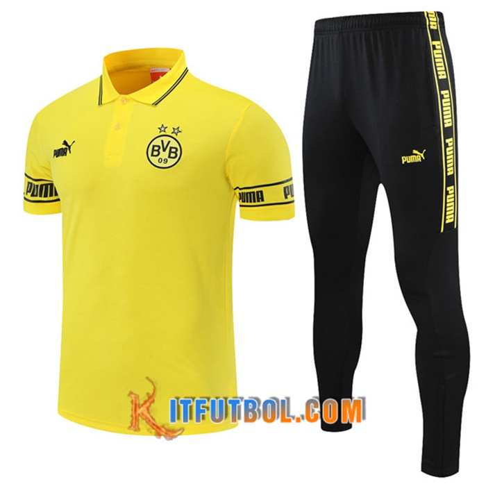 Camiseta Polo Dortmund BVB + Pantalones Amarillo 2021/2022