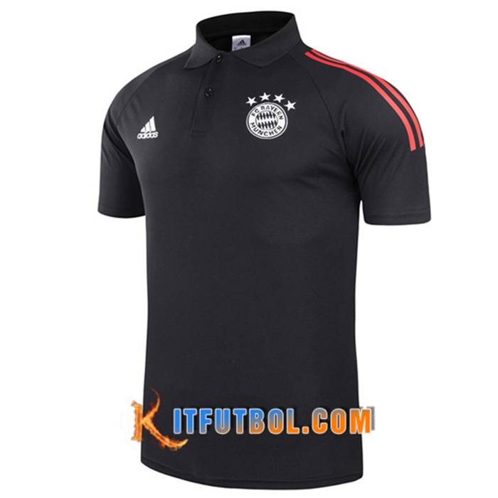 Camiseta Polo Futbol Bayern Munich Rojo 2021/2022