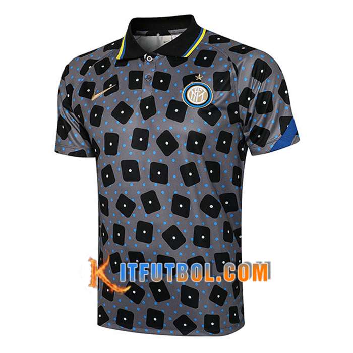 Camiseta Polo Futbol Inter Milan Gris 2021/2022
