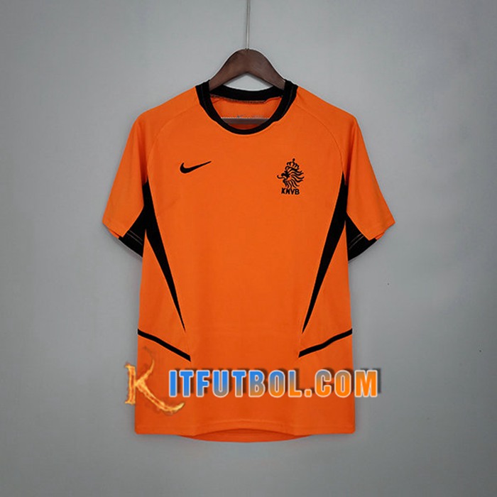 Camiseta Futbol Países Bajos Retro Titular 2002