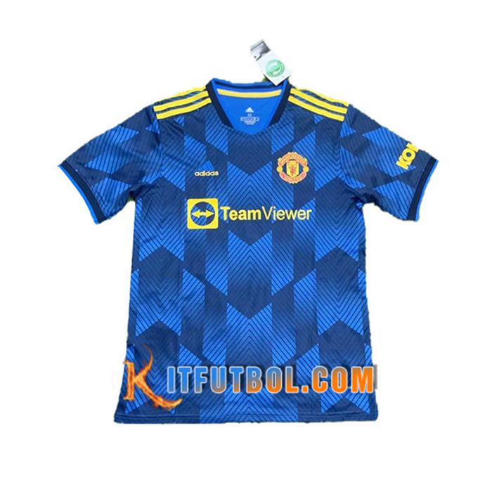 Camiseta Futbol Manchester United Concept Edition Azul 2021/2022