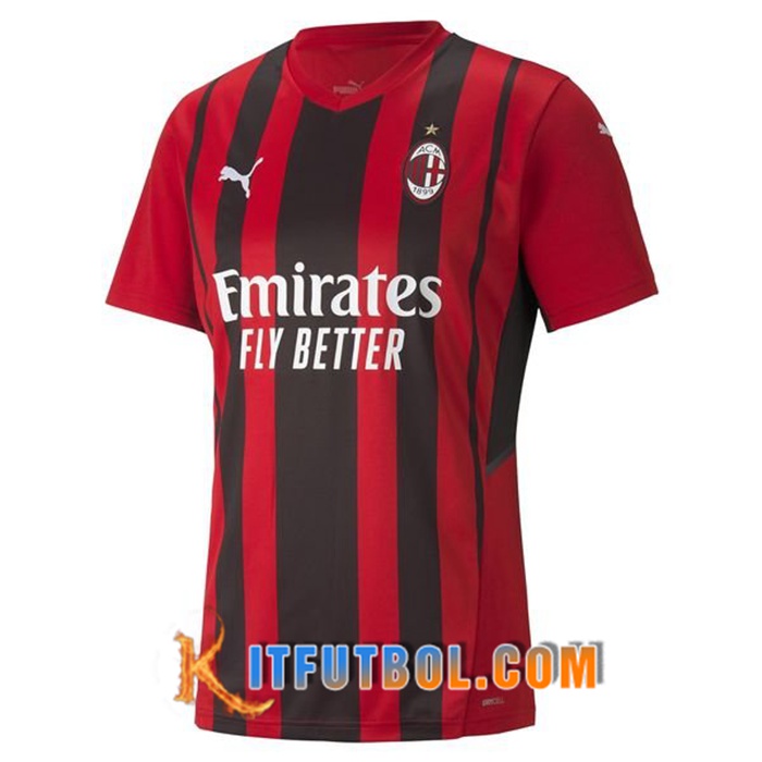 Camiseta Futbol AC Milan Titular 2021/2022