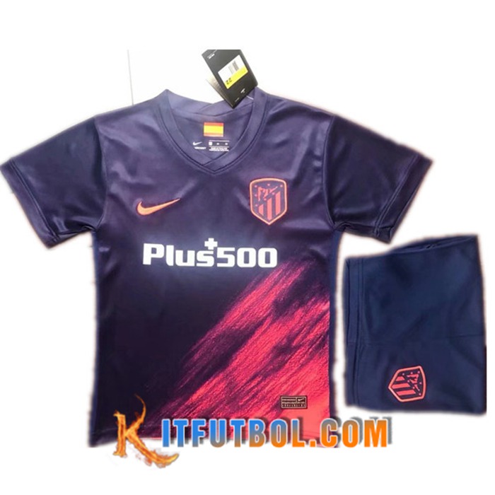 Camiseta Futbol Atletico Madrid Niños Alternativo 2021/2022