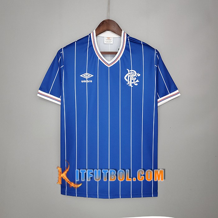 Camiseta Futbol Rangers FC Retro Titular 1982/1983
