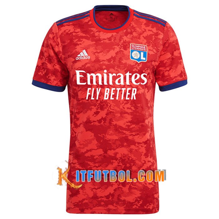 Camiseta Futbol Lyon OL Alternativo 2021/2022