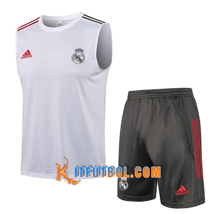 Camisetas Sin Mangas Real Madrid Blanca 2021/2022