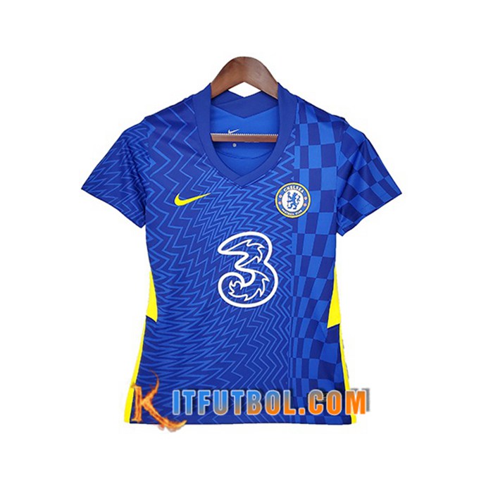 Camiseta Futbol FC Chelsea Mujer Titular 2021/2022