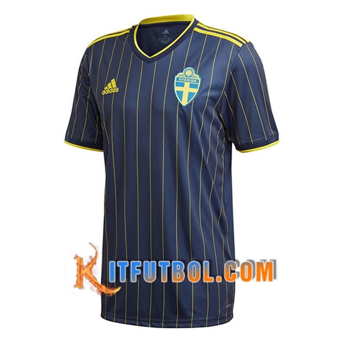 Camiseta Futbol Suecia Alternativo UEFA Euro 2020